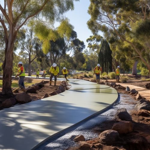 concreters installing footpaths near Central Coast NSW